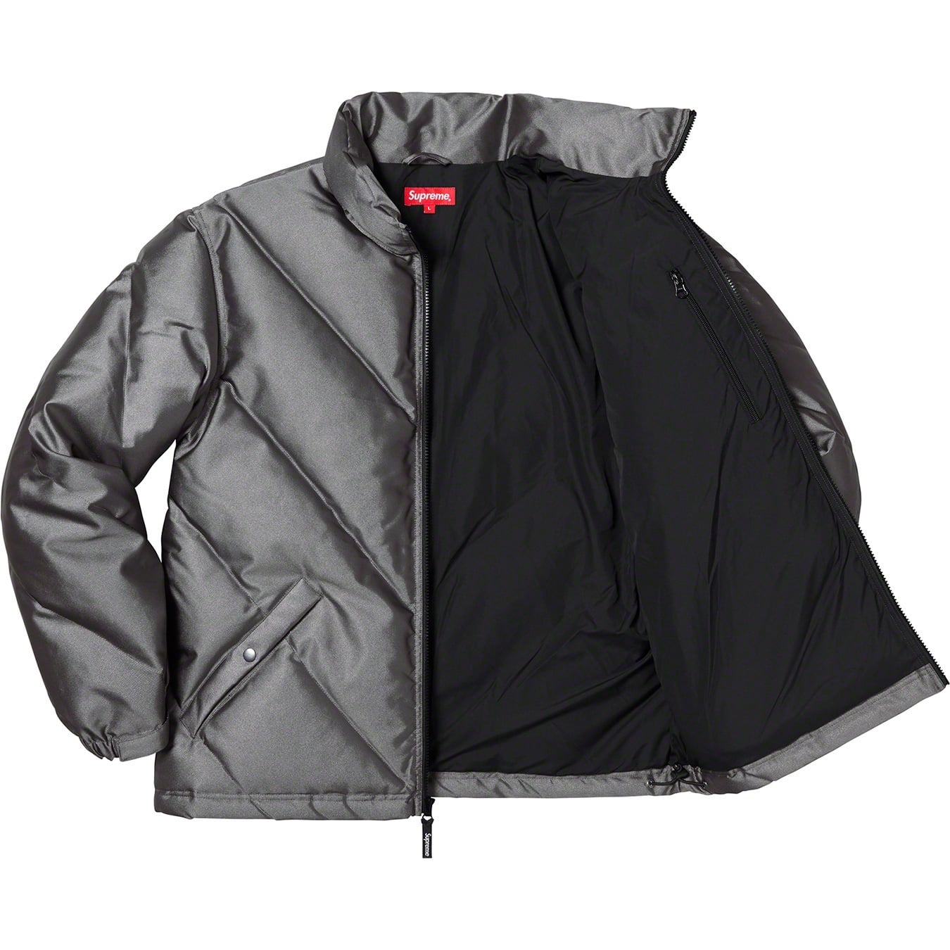Iridescent Puffy Jacket view 9